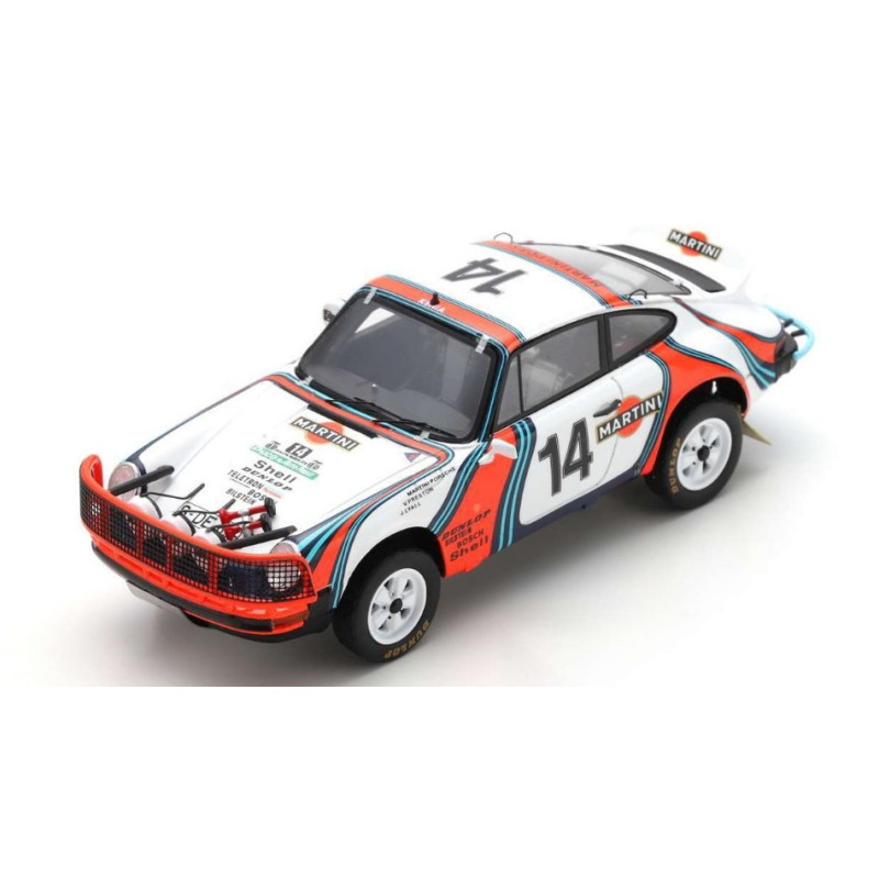 1:43 Spark Porsche 911 SC 3.0 N14 2nd Safari Rally 1978 V.preston Jr. j.lyall