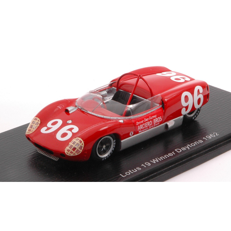 1:43 Spark Lotus 19 N96 Winner Daytona 1962 DAN Gurney