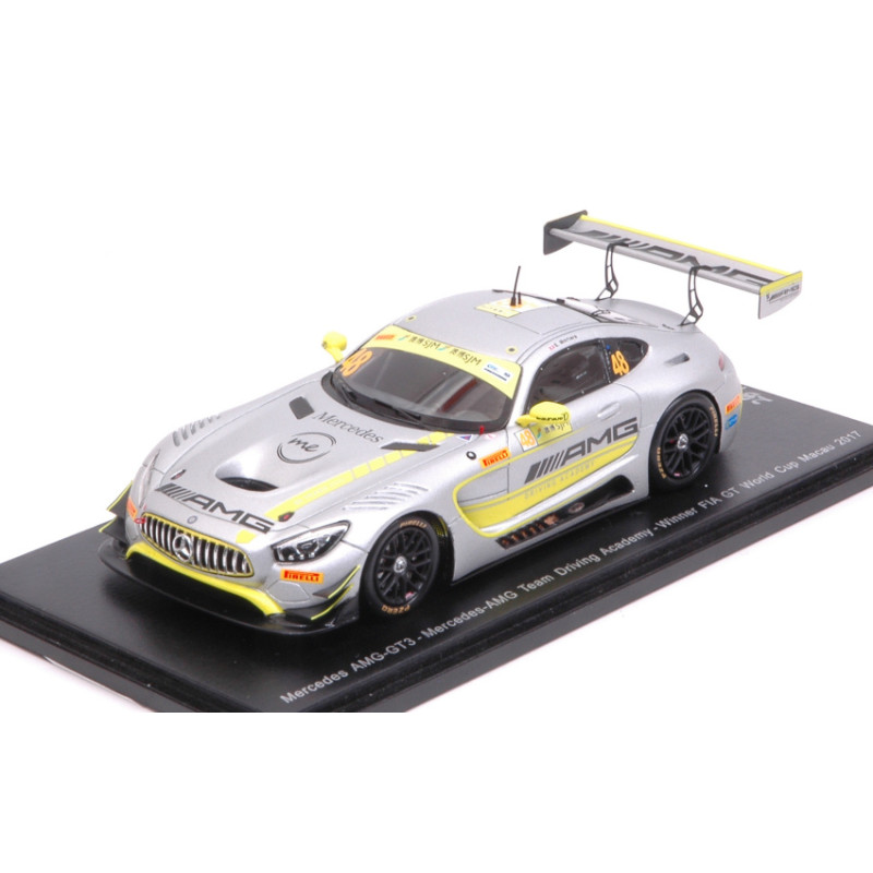 1:43 Spark Mercedes GT3 N48 Winner FIA GT World CUP Macau 2017 E.mortara