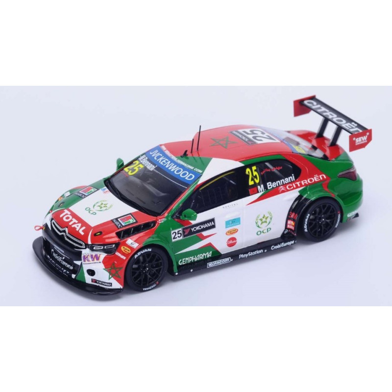 1:43 Spark Citroen C elysee N25 4th Wtcc Race OF Marocco 2015 M.bennani