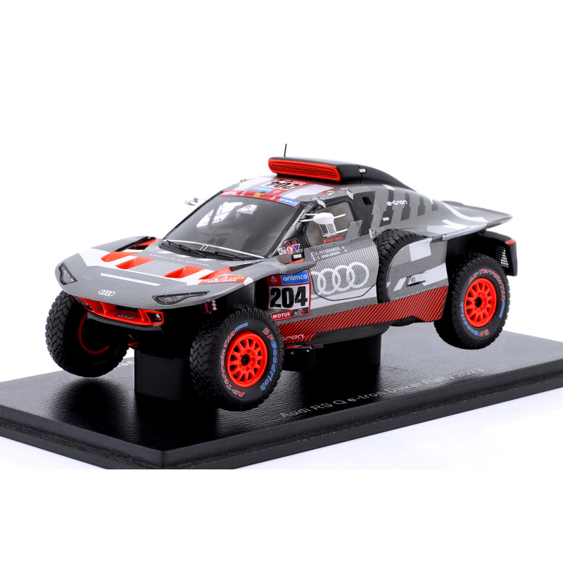 1:43 Spark Audi RS Q E tron N204 Dakar Rally 2023 Peterhansel boulanger