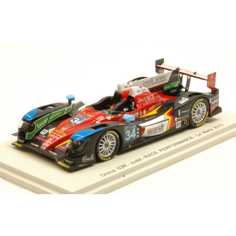 1:43 Spark Oreca 03R N34 44th LM 2016 Nleutwiler s.nakano j.winslow