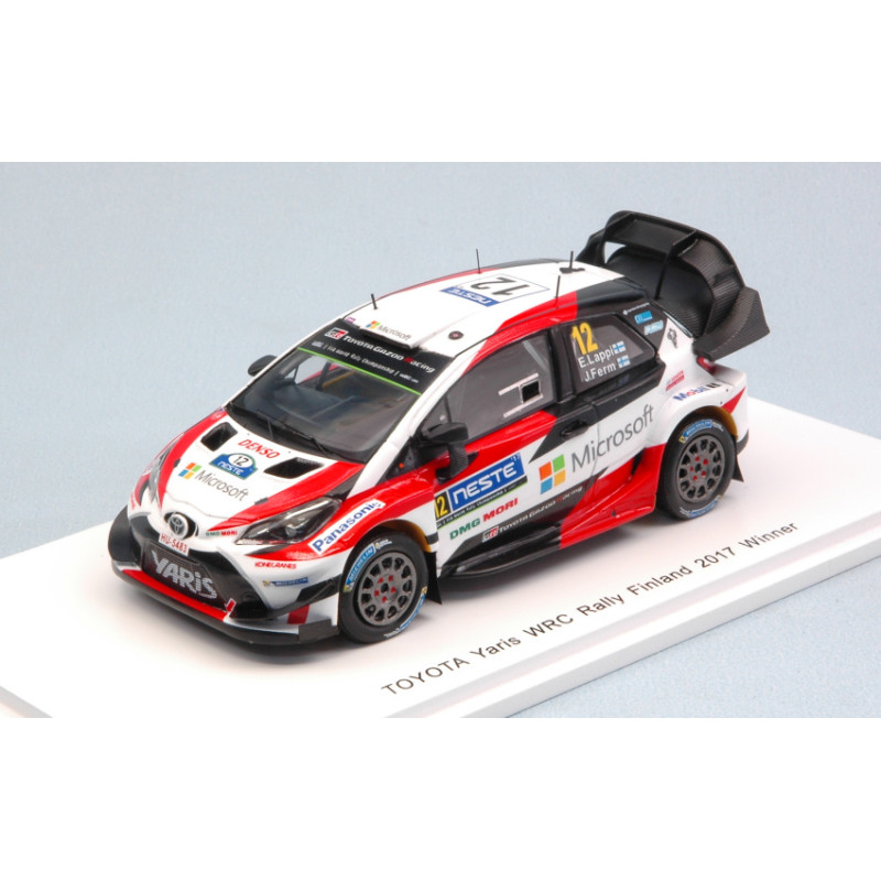 1:43 Spark Toyota Yaris WRC N12 Winner Finland Rally E.lappi j.ferm