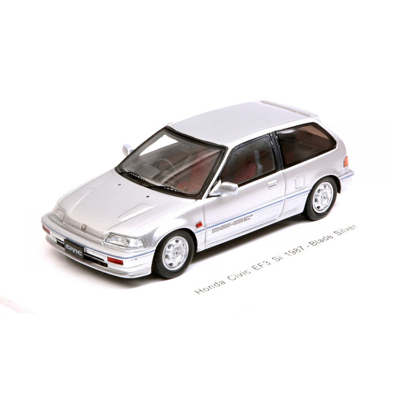 1:43 Spark Honda Civic EF3 Si 1987 Argento