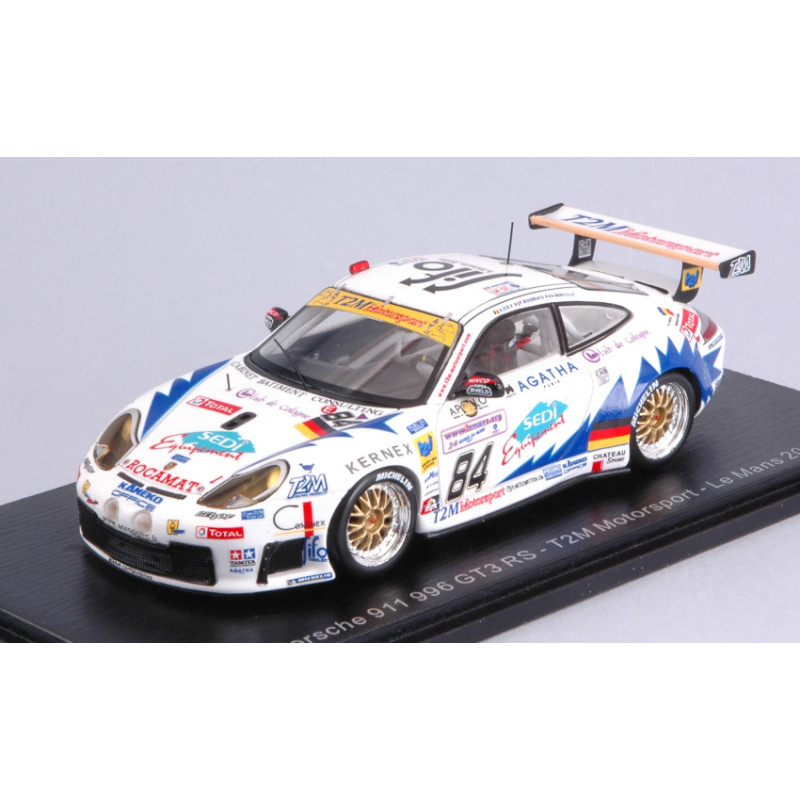 1:43 Spark Porsche 911 GT3 RS N84 LM 2003 P.bourdais r.berville v.ickx