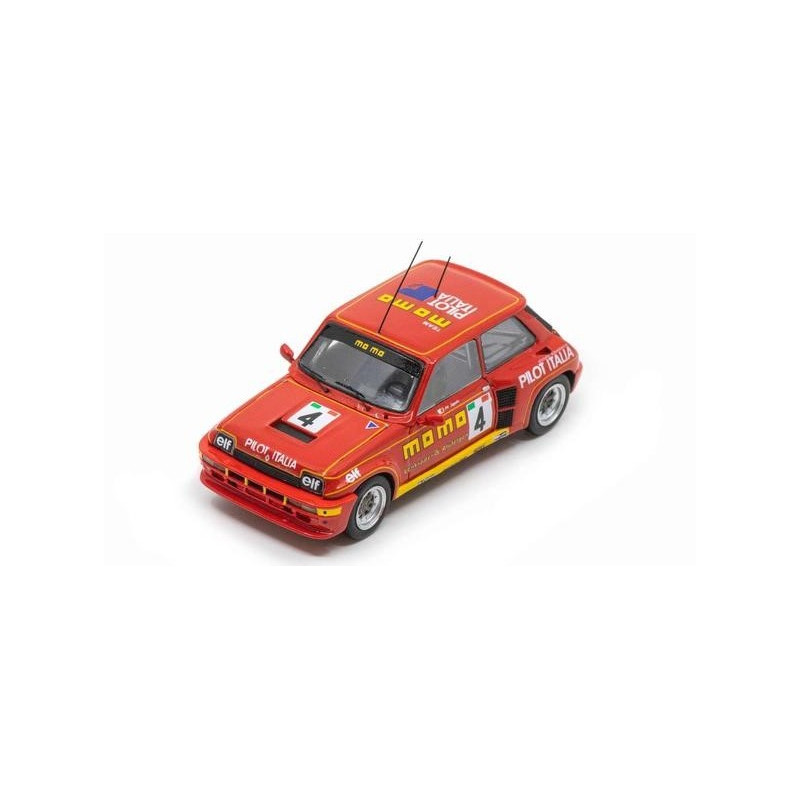 1:43 Spark Renault 5 Turbo N4 5th Europa CUP 1984 Massimo Sigala