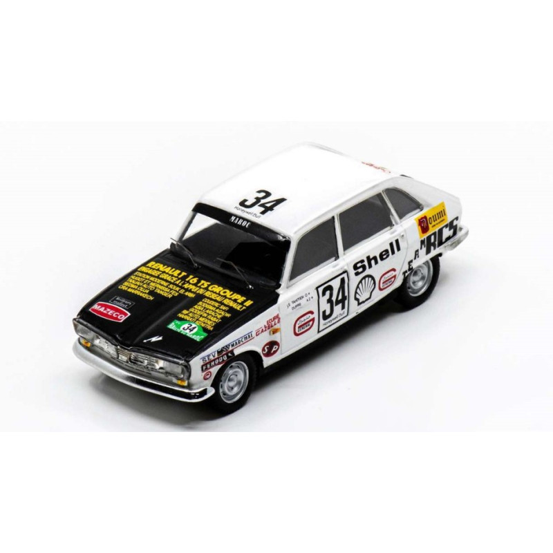 1:43 Spark Renault 16 TS N34 Rallye DU Maroc 1972 LE Tahitien dupre'