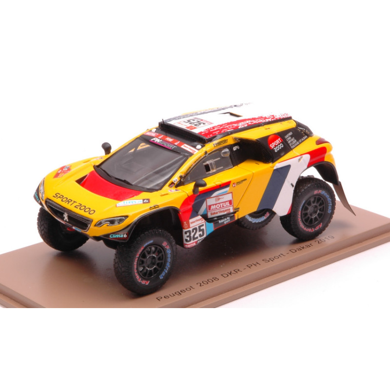 1:43 Spark Peugeot 3008 DKR N325 Dakar 2019 P.lachaume j.m.polato