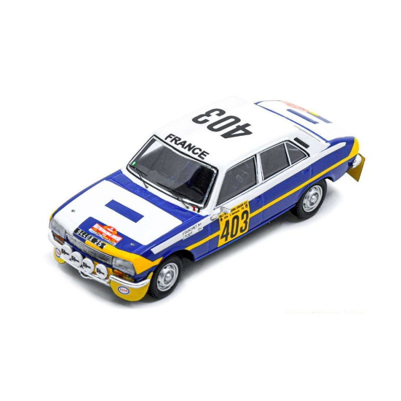 1:43 Spark Peugeot 504 N403 Winner Codasur Rallye 1979 J.guichet j.todt