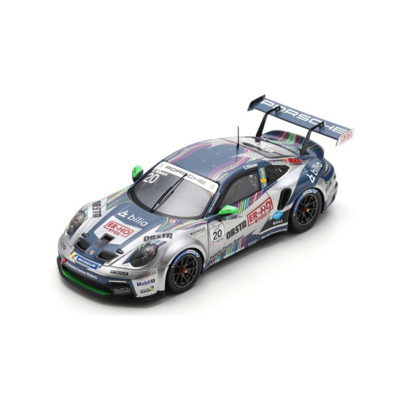 1:43 Spark Porsche 911 GT3 CUP N20 Carrera Scandinavia Champion 2023 Nilsson