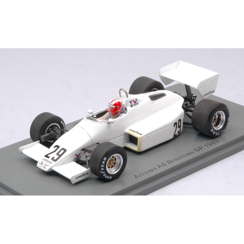 1:43 Spark Arrows A6 Marc Surer 1983 N29 Brazilian GP