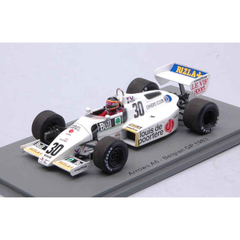 1:43 Spark Arrows A6 Thierry Boutsen 1983 N30 Belgian GP