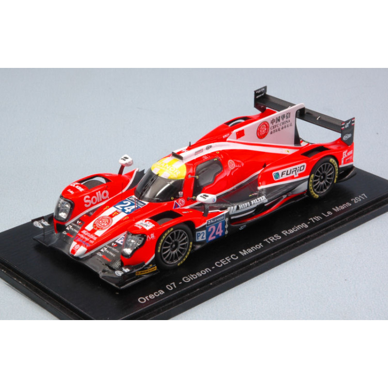 1:43 Spark Oreca 07 Gibson N24 8th LM 2017 Graves hirschi vergne