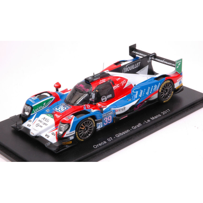 1:43 Spark Oreca 07 Gibson N39 44th LM 2017 Guibbert trouillet winslow