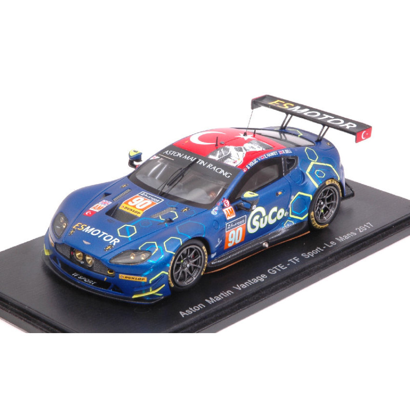 1:43 Spark Aston Martin Vantage GTE N90 36th LM 2017 Yoluc hankey bell