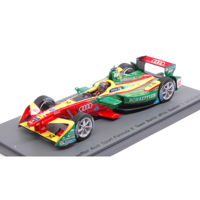 1:43 Spark ABT Schaeffler Audi Sport N66 Rd8 Berlin 2017 D.abt