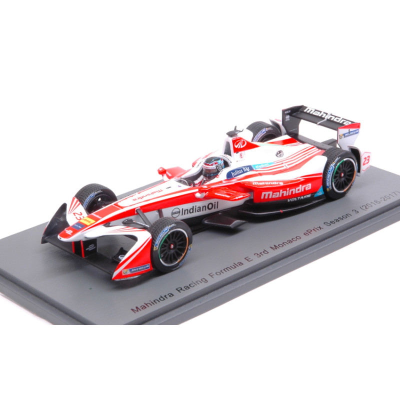 1:43 Spark Mahindra Racing Nheidfeld 2017 N23 3rd Rd5 Monaco Formula E