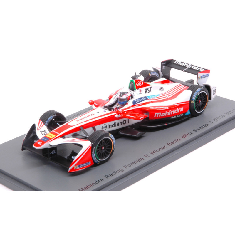 1:43 Spark Mahindra Racing F.rosenqvist 2017 N19 Winner Rd7 Berlin Formula E