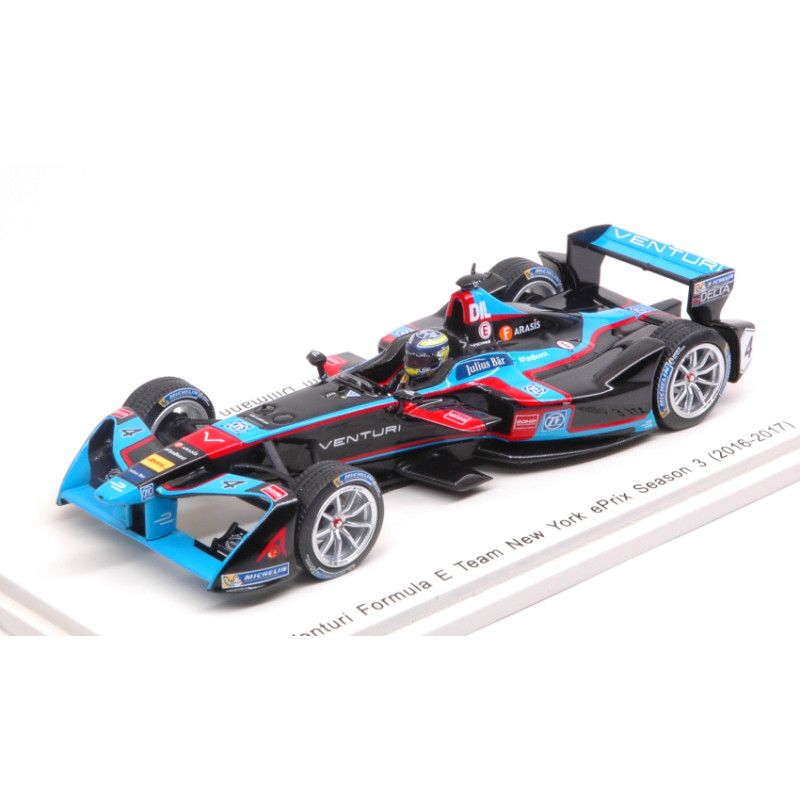 1:43 Spark Venturi T.dillmann 2017 N4 Rd10 NEW York Formula E