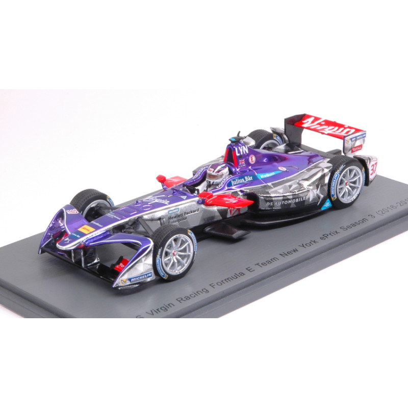 1:43 Spark DS Virgin Racing A.lynn 2017 N37 Rd9 NEW York Formula E