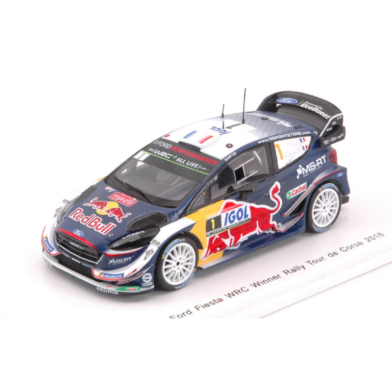 1:43 Spark Ford Fiesta WRC N1 Winner Tour DE Corse 2018 S.ogier j.ingrassia