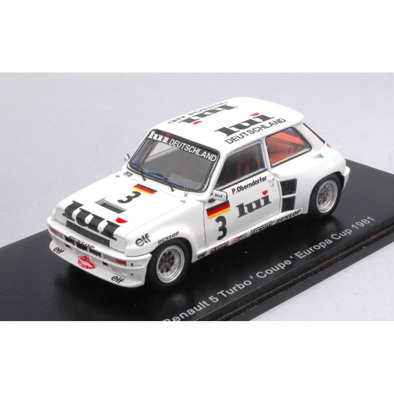 1:43 Spark Renault 5 Turbo N3 Eurocup 1981 Peter Oberndorfer