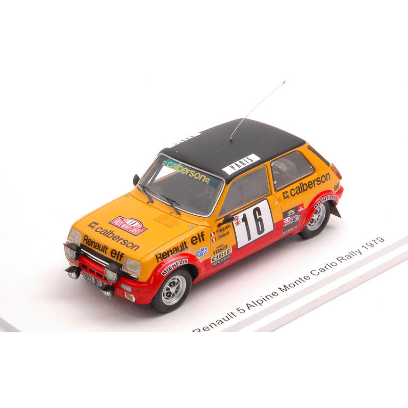 1:43 Spark Renault 5 Alpine N16 Monte Carlo 1979 G.frequelin j.delaval