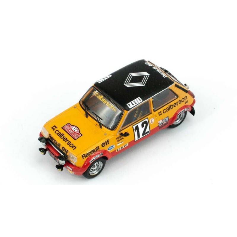 1:43 Spark Renault 5 GR.2 N12 3rd Monte Carlo 1978 G.frequelin j.delaval