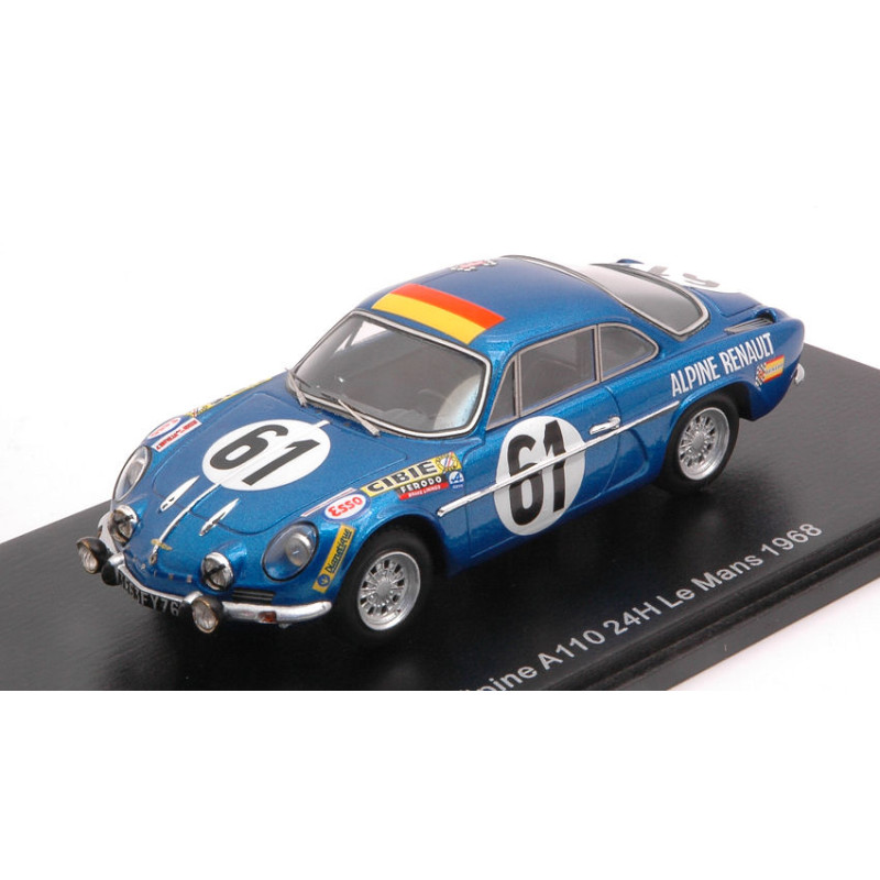 1:43 Spark Alpine A110 N61 LM 1968 M.nusbaumer j.bourdon