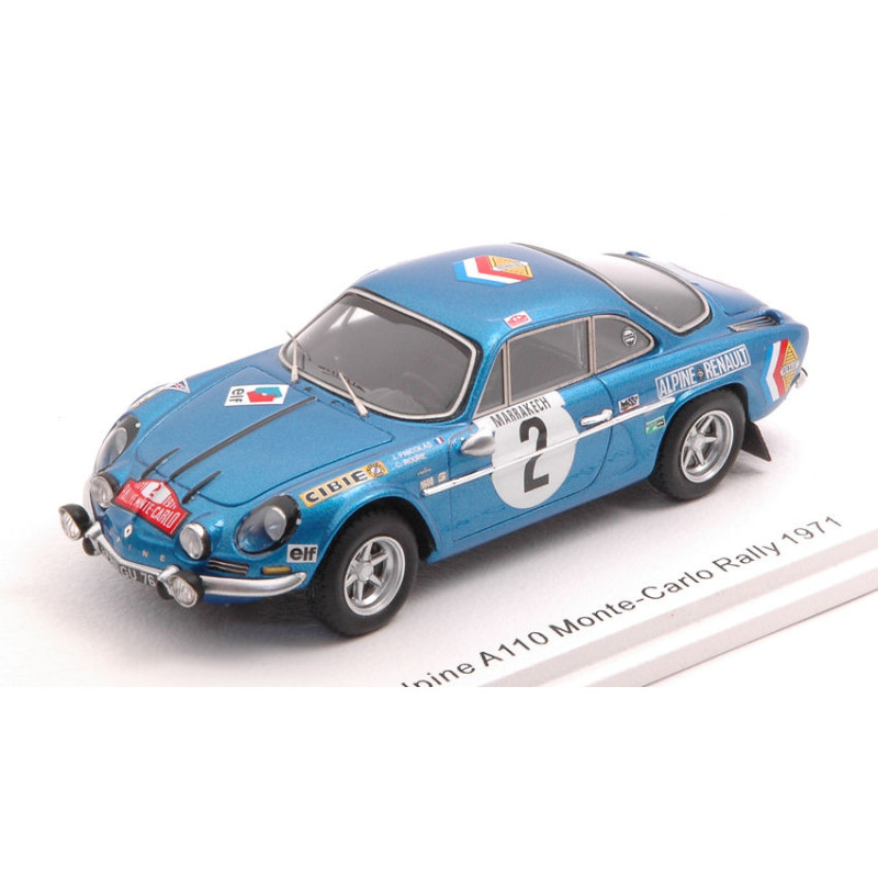 1:43 Spark Alpine A110 N2 Monte Carlo 1971 J.p.nicolas c.roure