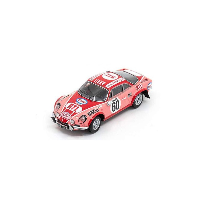 1:43 Spark Alpine A110 1800 N60 Rally Monte Carlo 1972 P.moss carlsson e.crellin