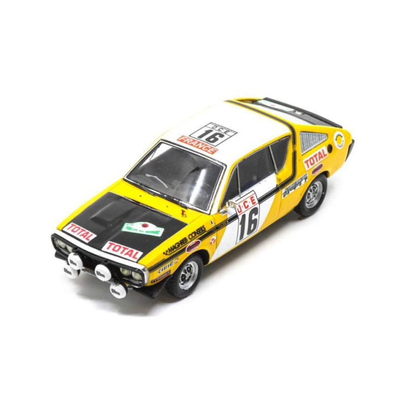 1:43 Spark Renault 17 N16 6th Rallye DU Maroc 1976 J.prive' tiber