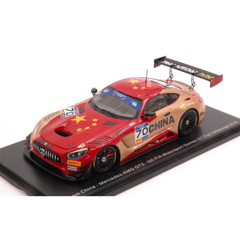 1:43 Spark Mercedes GT3 N70 FIA GT Vallelunga 2019 Y.zhang k zang