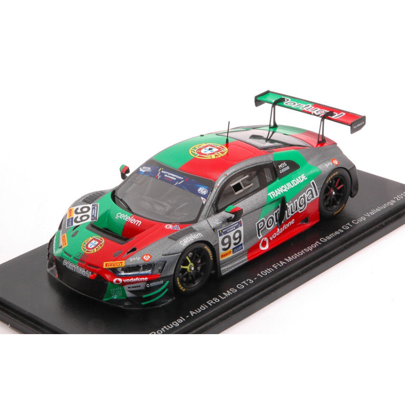 1:43 Spark Audi R8 LMS N99 FIA GT Vallelunga 2019 M.ramos h.chaves