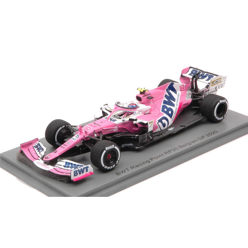 1:43 Spark BWT Racing Point RP20 Lance Stroll 2020 N18 Belgian GP