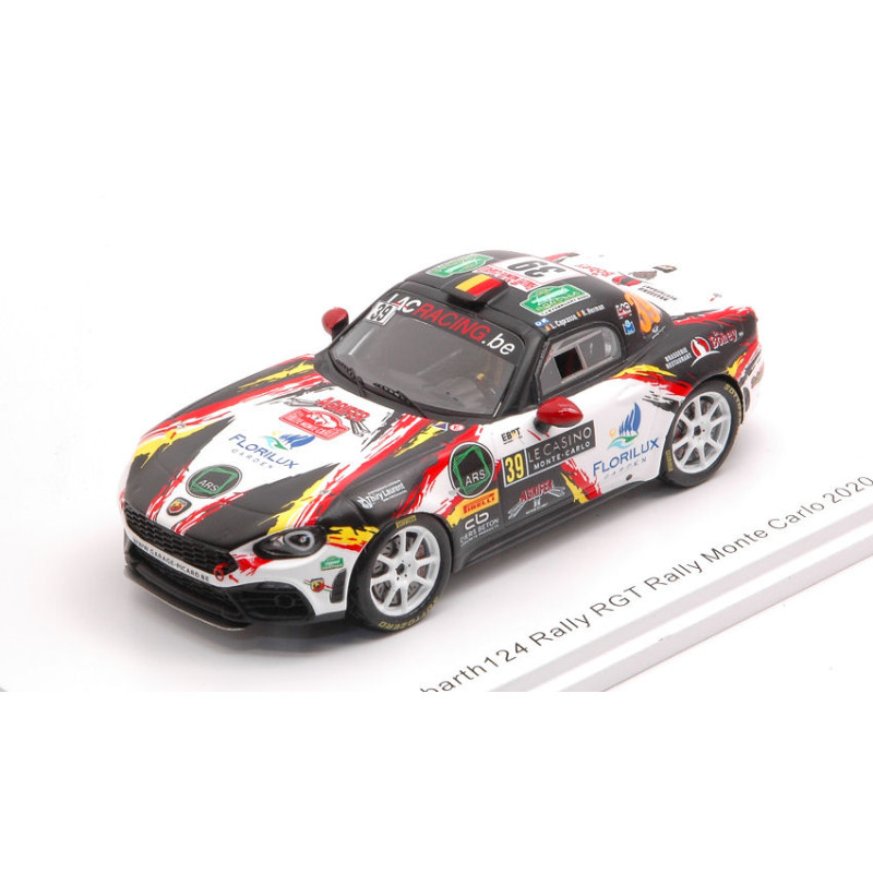 1:43 Spark Abarth 124 N39 Monte Carlo 2020 L.caprasse r.herman