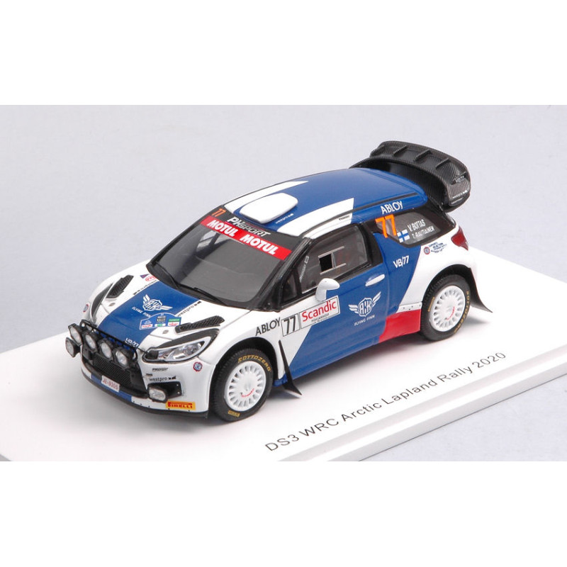 1:43 Spark Citroen DS3 WRC N77 V.bottas t.rautiainen