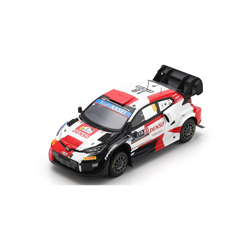 1:43 Spark Toyota Yaris N18 3rd Rally Safari Kenya 2022 T.katsuta a.johnston