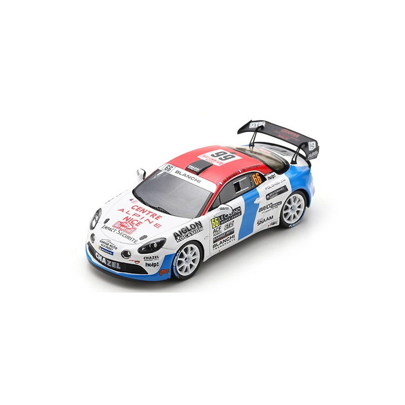 1:43 Spark Alpine A110 N66 2nd RGT Rally Monte Carlo 2023 D.ferraro m.cornegl