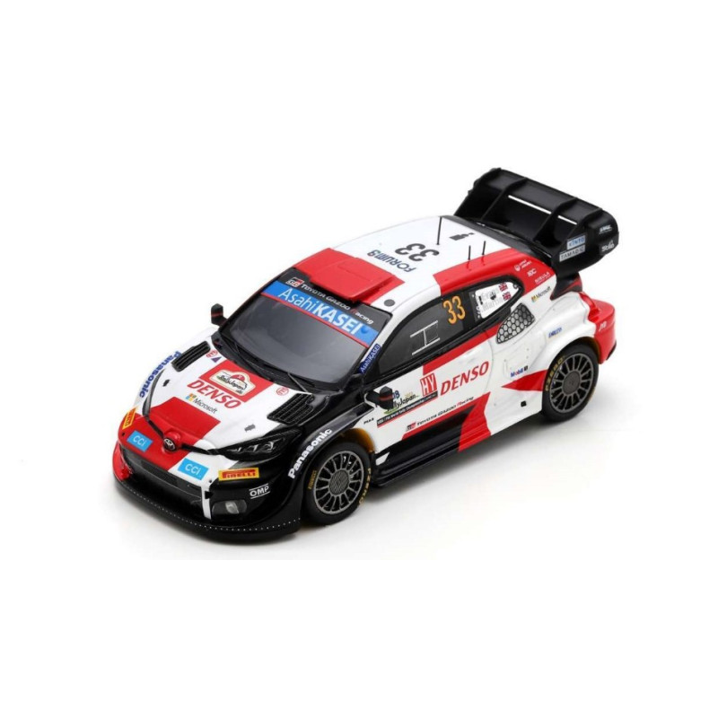 1:43 Spark Toyota GR Yarys N33 Winner Rally Japan 2023 E.evans s.martin