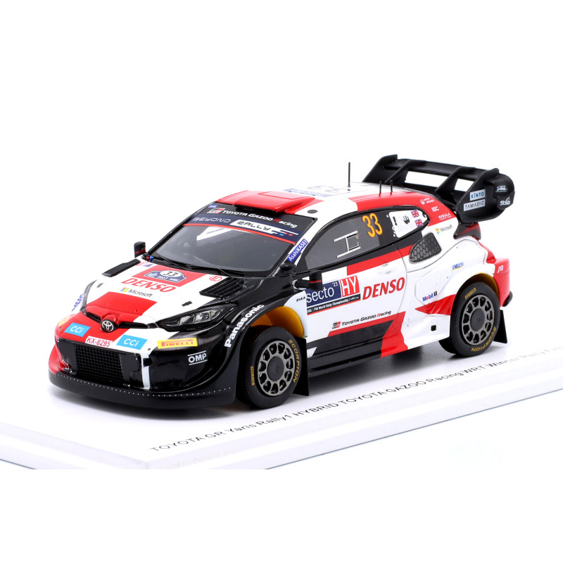 1:43 Spark Toyota Yaris N33 Winner Rally Finland 2023 E.evans s.martin