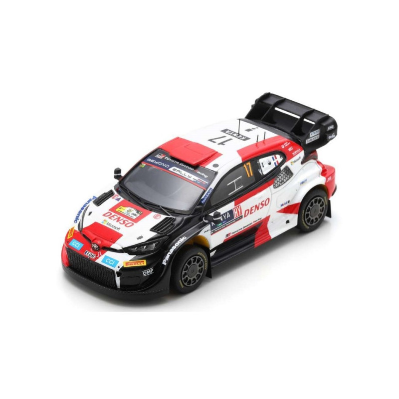 1:43 Spark Toyota Yaris N17 Winner Rally Safari 2023 S.ogier v.landais