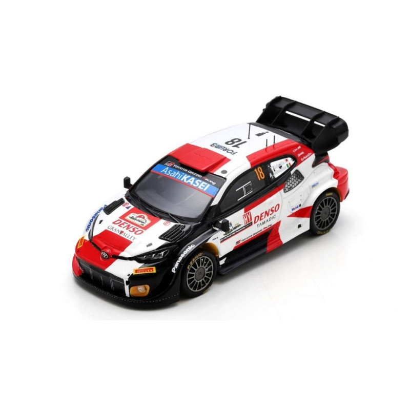 1:43 Spark Toyota GR Yaris RALLY1 N18 5th Rally Japan 2023 Katsuta johnston