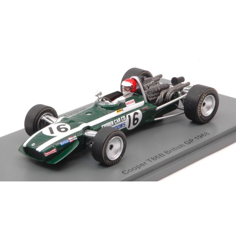 1:43 Spark Cooper T86B Robin Widdows 1968 N16 British GP