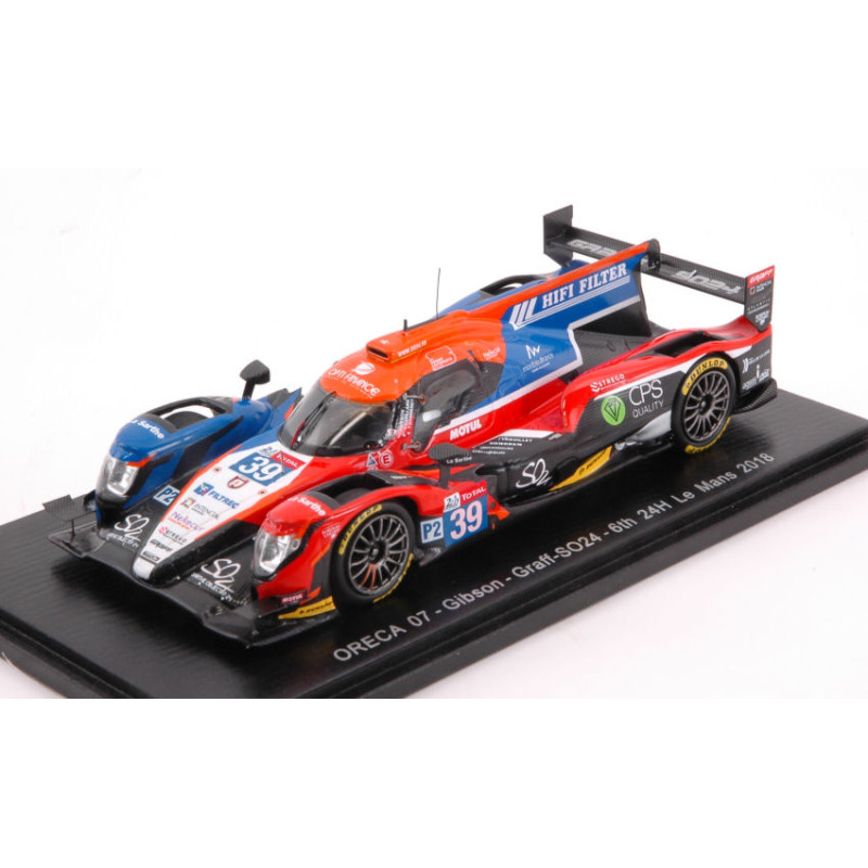 1:43 Spark Oreca 07   Gibson N39 6th LM 2018 V.capillaire j.hirschi t.gommendy