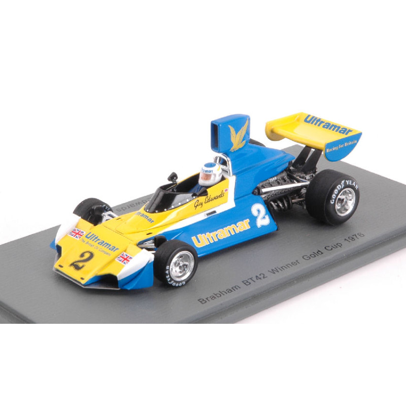 1:43 Spark Brabham BT42 N2 Winner Oulton Park Oro CUP GP 1976 GUY Edwards