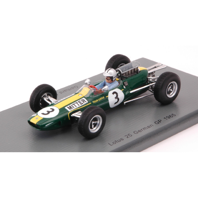 1:43 Spark Lotus 25 Gerhard Mitter 1965 N3 German GP