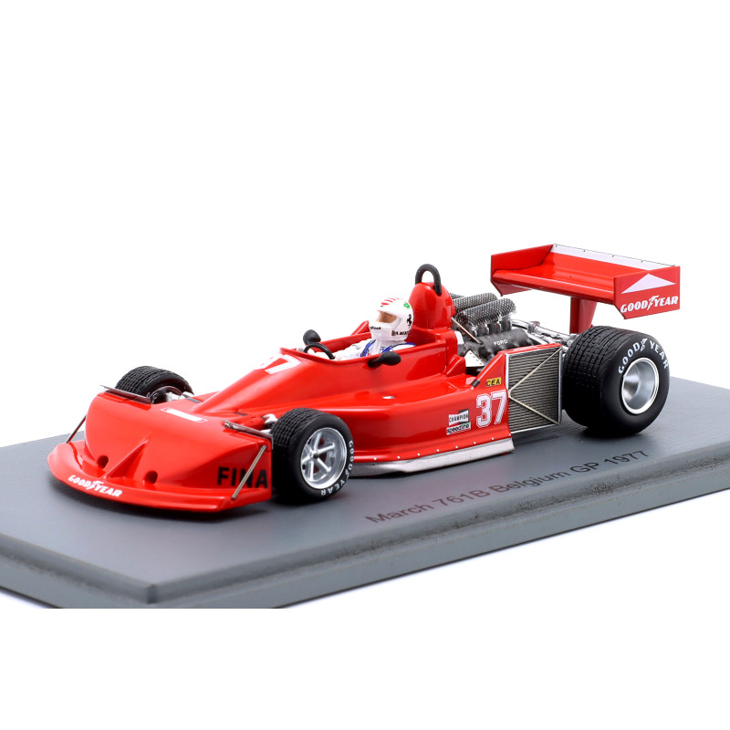 1:43 Spark March 761B N37 Belgium GP 1977 Arturo Merzario