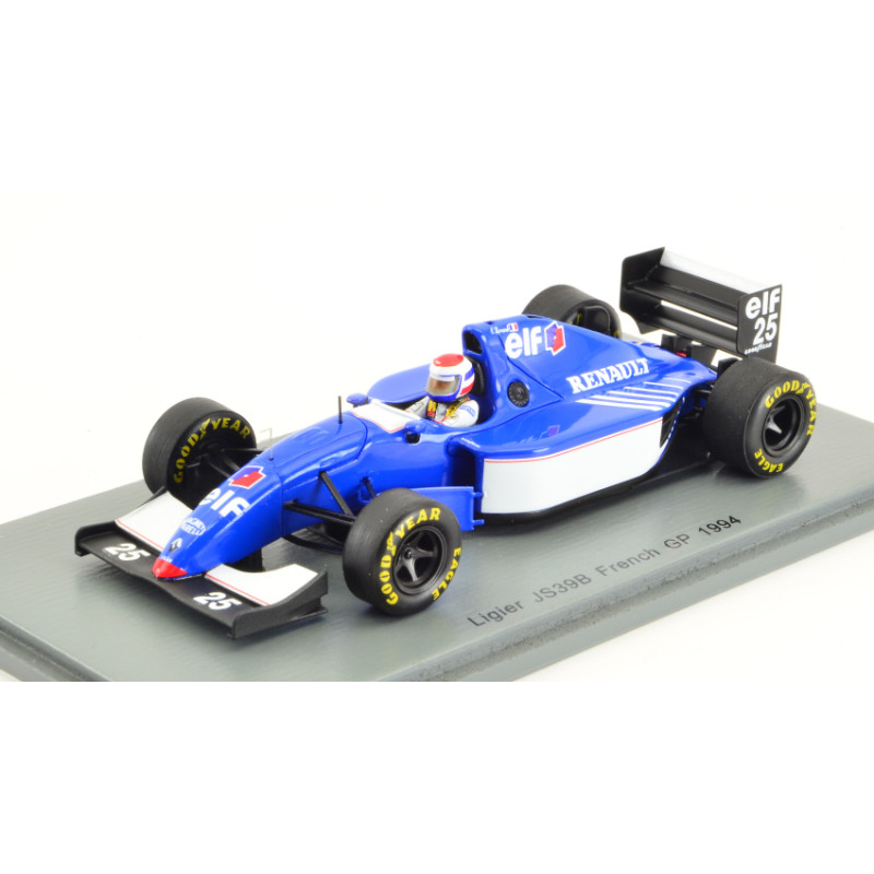 1:43 Spark Ligier JS39B Eric Bernard 1994 N25 DNF French GP