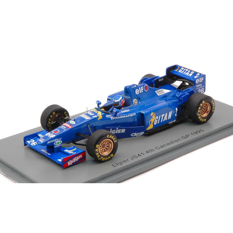 1:43 Spark Ligier JS41 Olivier Panis 1995 N26 4th Canadian GP